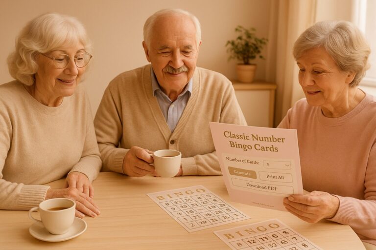 Bingo Game Card Generator