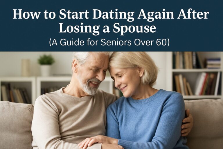 How to Start Dating Again After Losing a Spouse (A Guide for Seniors Over 60)