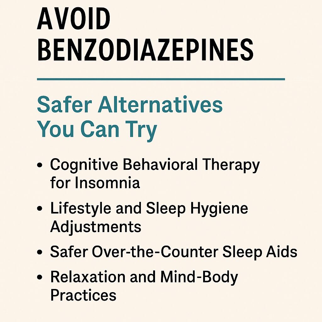 Why Seniors Should Avoid Benzodiazepines — And Safer Alternatives to Consider 3 WHY SENIOS SHOULD AVOID BENZODIAZEPINES