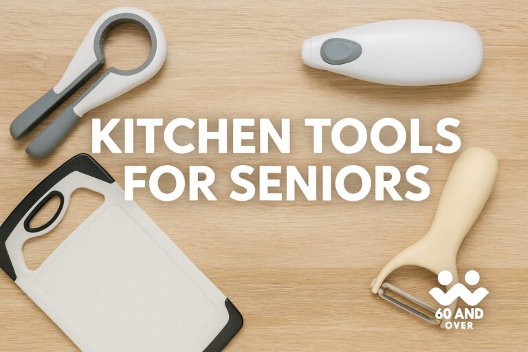Kitchen tools designed for seniors featuring ergonomic handles, non-slip features, and easy-use gadgets