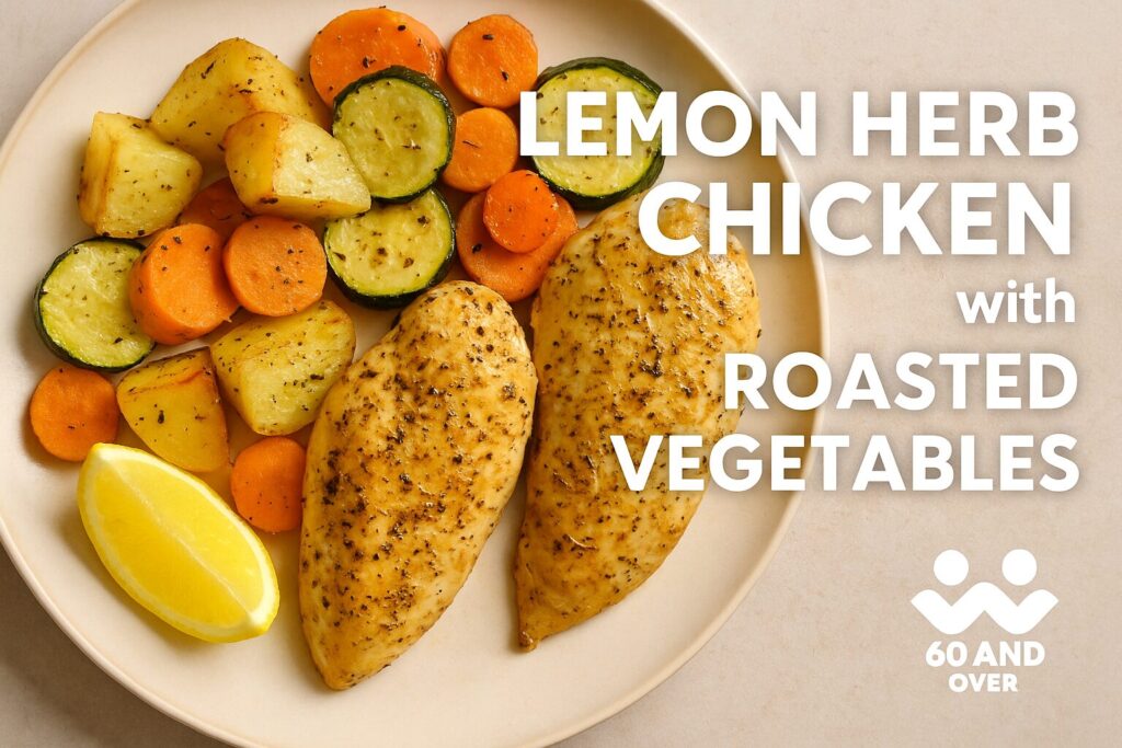 Easy One-Pan Dinners for Seniors — Nutritious, Simple, and Delicious 3 Lemon Herb Chicken with Roasted Vegetables