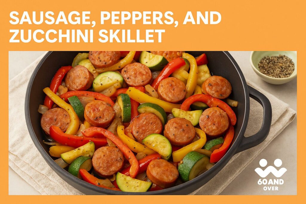 Easy One-Pan Dinners for Seniors — Nutritious, Simple, and Delicious 10 Sausage pepers and zucchini skillet