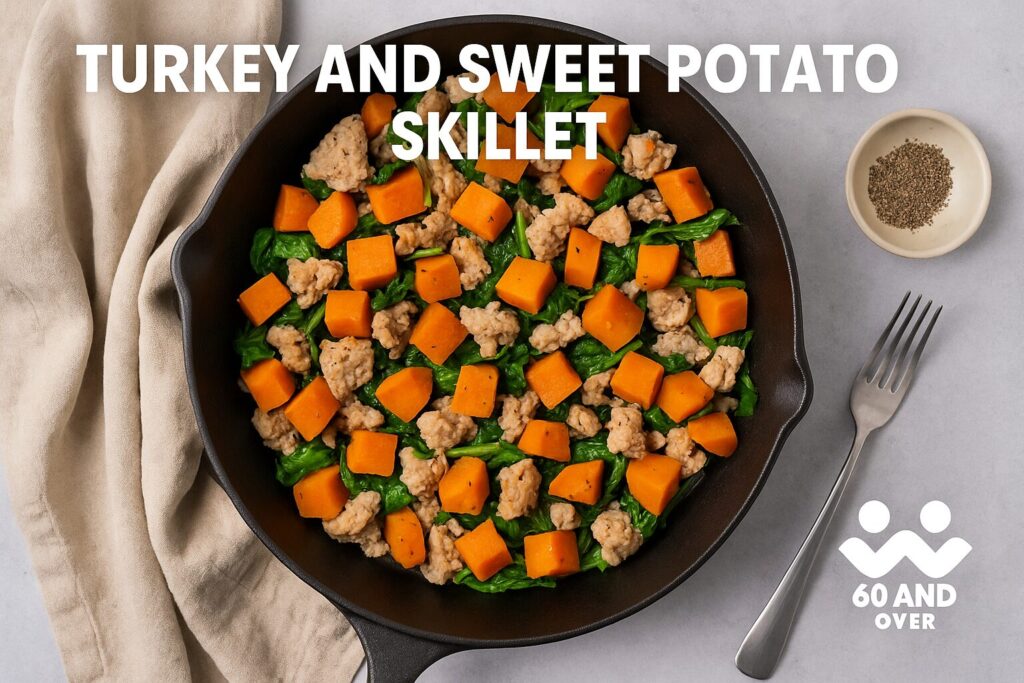 Easy One-Pan Dinners for Seniors — Nutritious, Simple, and Delicious 5 Turkey and Sweet Potato Skillet
