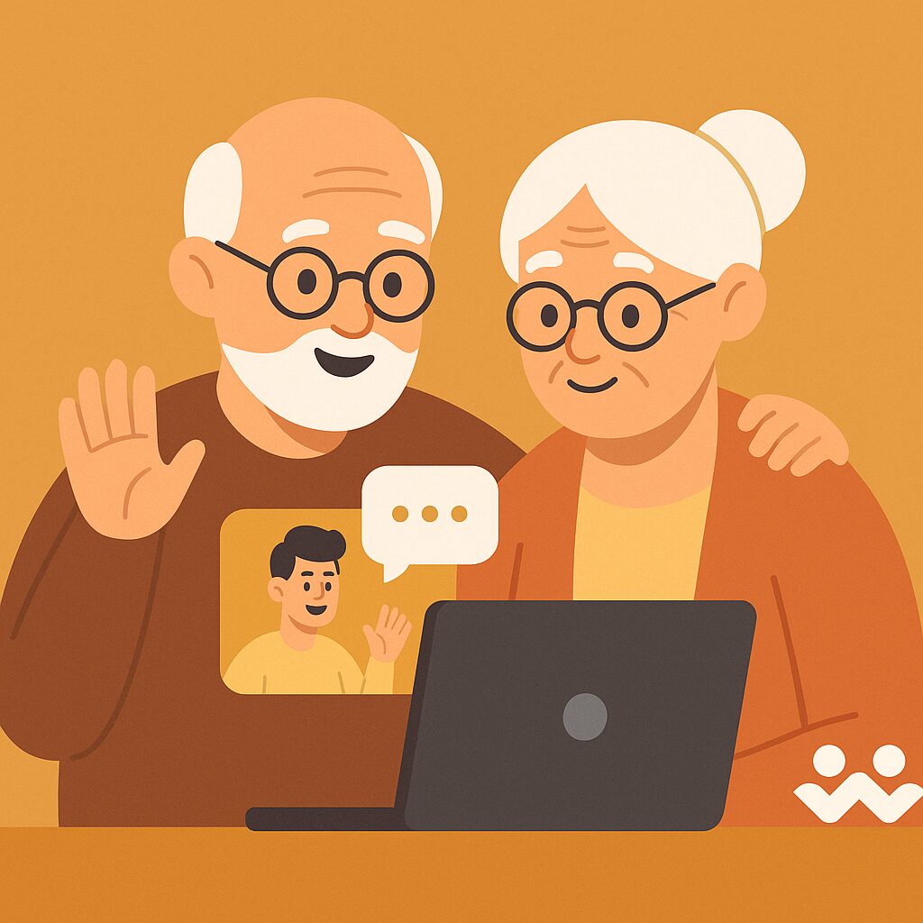 The Role of Technology in Staying Connected With Family Over 60 3 voice calling