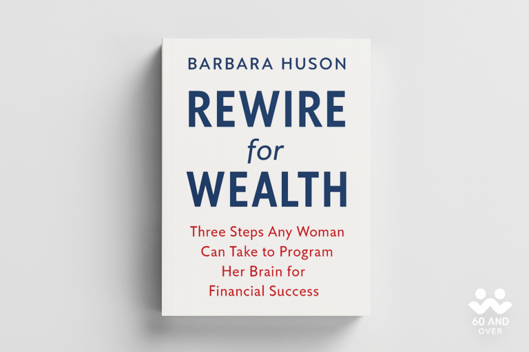 Blog List 8 Illustration of the book cover Rewire for Wealth by Barbara Huson with 60AndOver.net