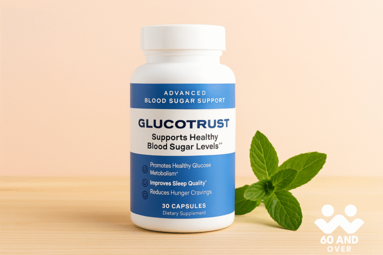 Google Pixel 7a Review: Affordable Excellence with Flagship Features 4 GlucoTrust supplement bottle with 60AndOver.net logo – Blood Sugar Support Review
