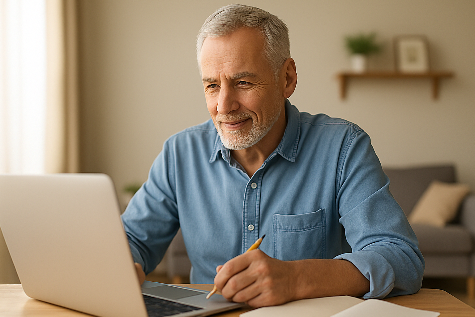 Over 60 and Looking for Financial Independence: A Complete, Doable Guide 7 Laptop with online course