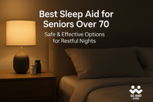 Accessible Travel Tips for Seniors: How to Plan a Stress-Free Trip 8 Calming bedroom scene with soft warm light symbolizing restful sleep for seniors over 70