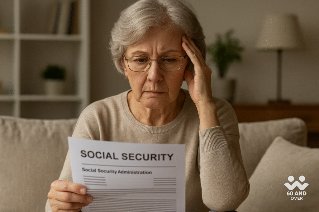 Why the 2026 Social Security COLA Was Delayed 2 Senior couple reviewing Social Security statement at home.