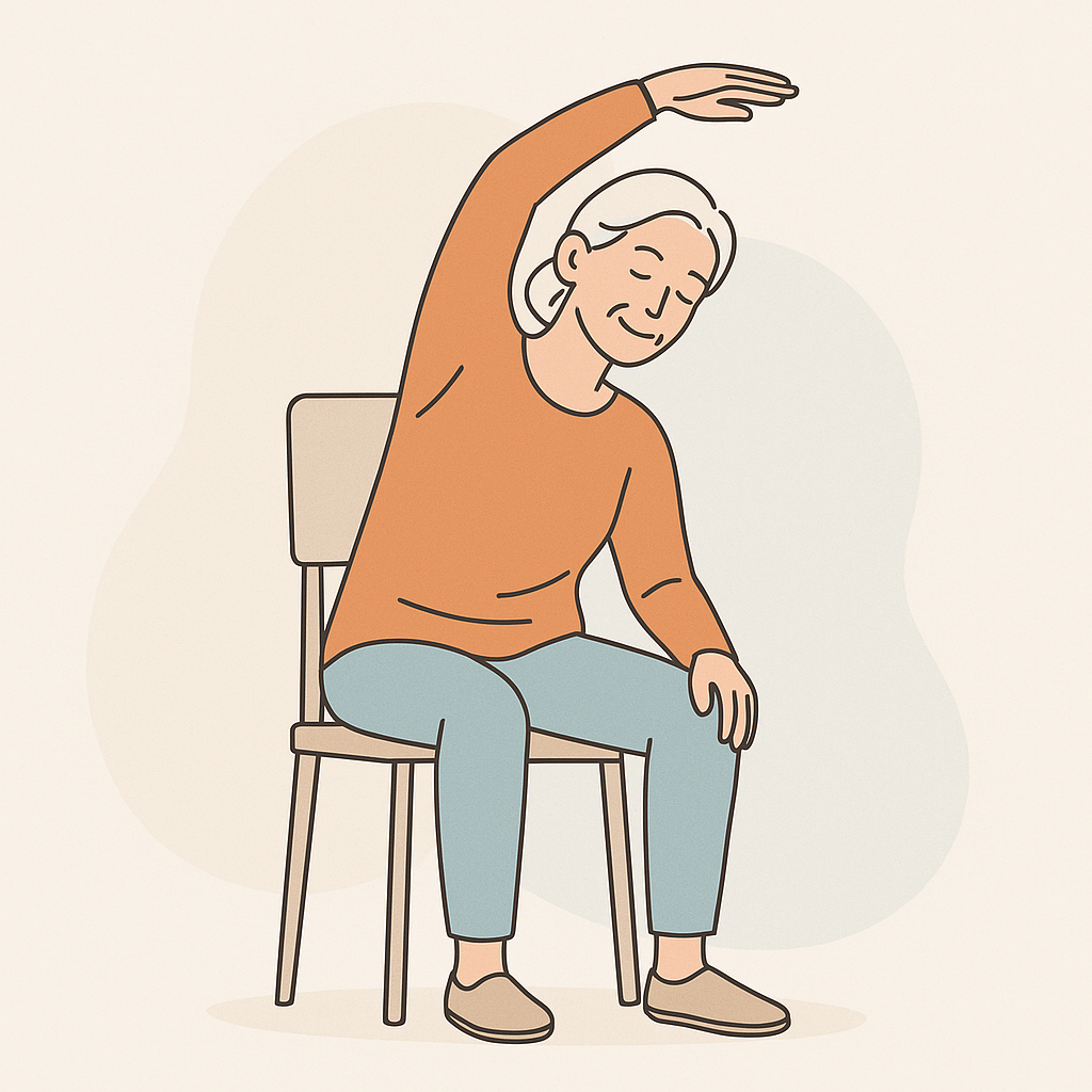 8 Senior-Friendly Exercises to Improve Sleep 4 Chair Yoga to Reduce Tension and Encourage Calm