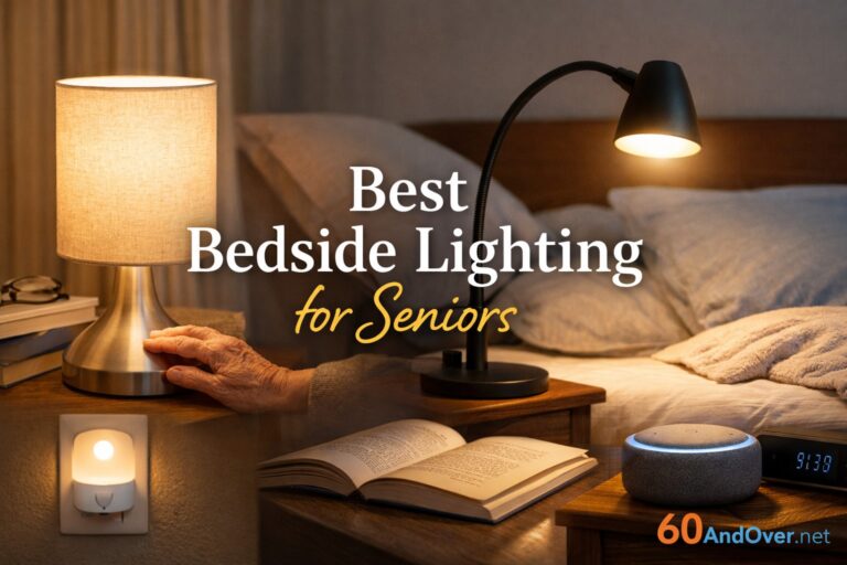Best bedside lighting for seniors using touch lamps and soft bedroom lighting for nighttime safety