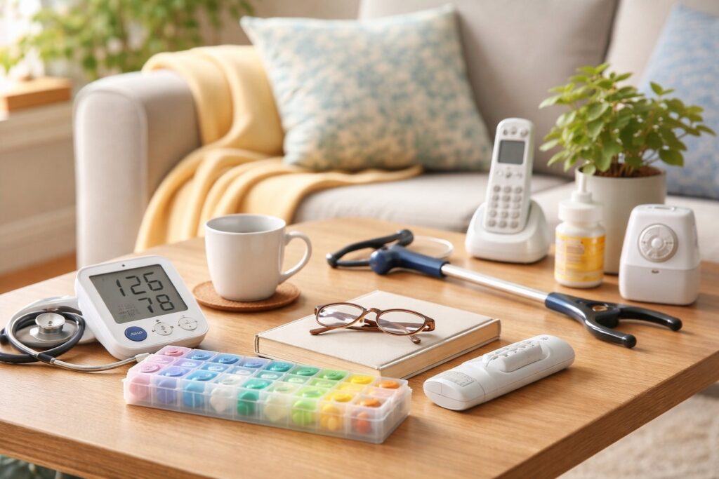 Everyday essentials that support comfort, safety, and independence after age 60 at home