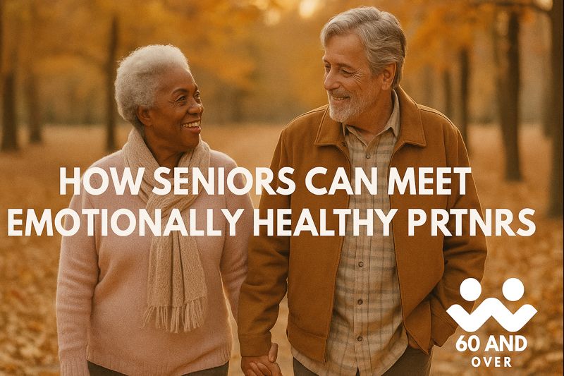 How Seniors Can Meet emotionally Healthy Partners 3 An older couple walking together outdoors, representing emotionally healthy relationships and meaningful connections for seniors