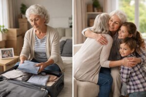 The Best Senior-Friendly Cruises for Relaxing Getaways 10 Senior woman preparing to move closer to family after loss