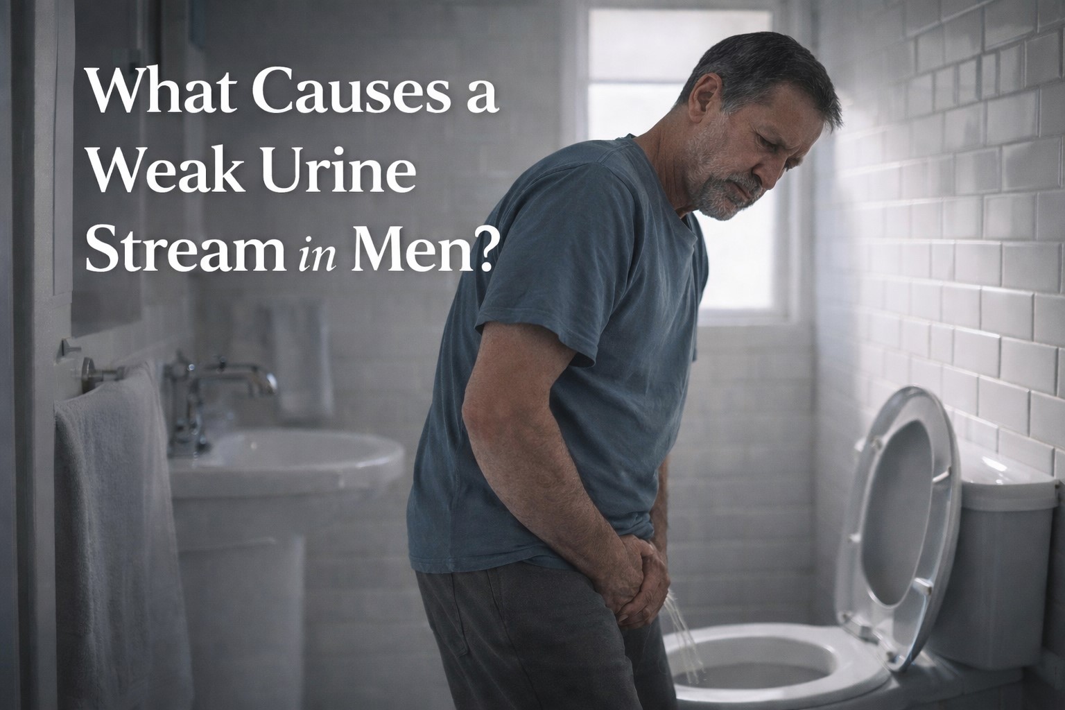 What Causes a Weak Urine Stream in Men?