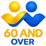 60 And Over logo representing support and community for seniors