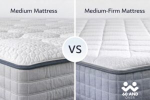 Comparison of a medium mattress and a medium-firm mattress for seniors