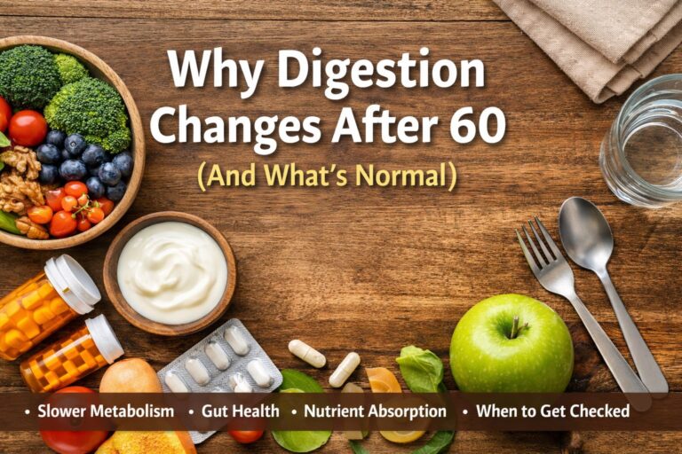 Why digestion changes after 60 and what digestive changes are normal for older adults