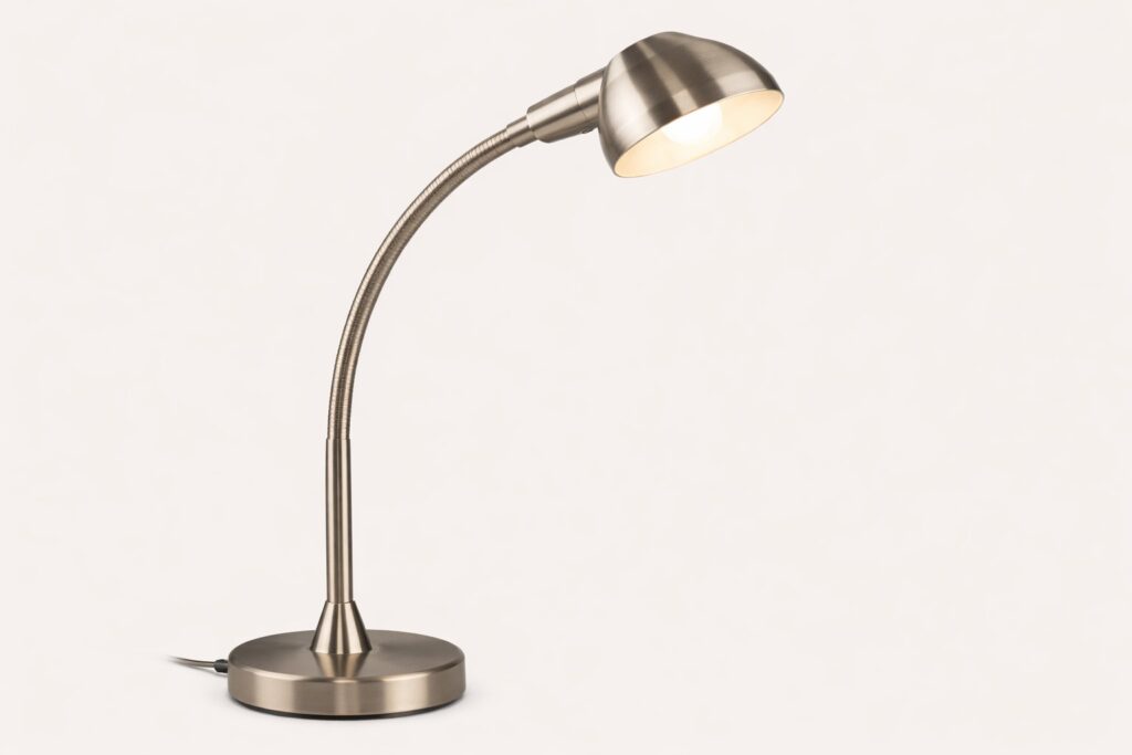 Best Bedside Lighting for Seniors 5 Adjustable bedside lamp with flexible arm providing focused, comfortable lighting