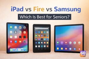 Easy Exercises for Seniors to Improve Balance 7 iPad vs Fire tablet vs Samsung Galaxy tablet comparison for seniors with large screen displays