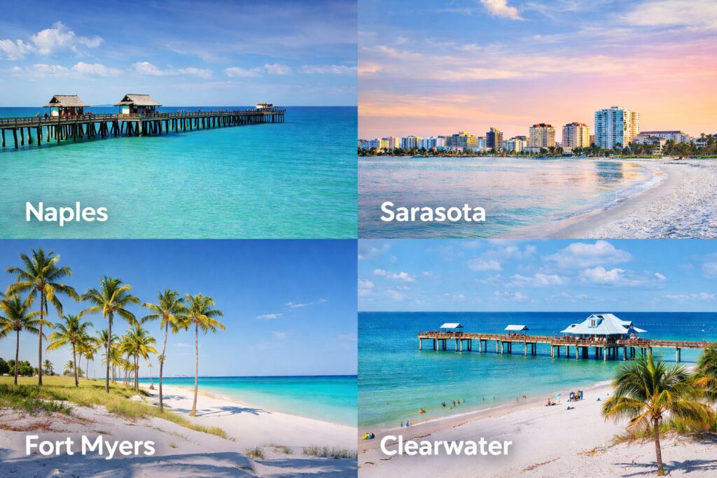 florida snowbird destinations naples sarasota fort myers clearwater