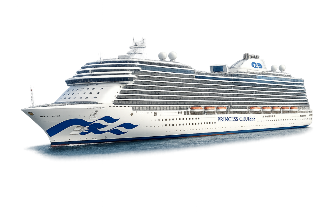 Princess Cruises cruise ship used in a world cruises for seniors article